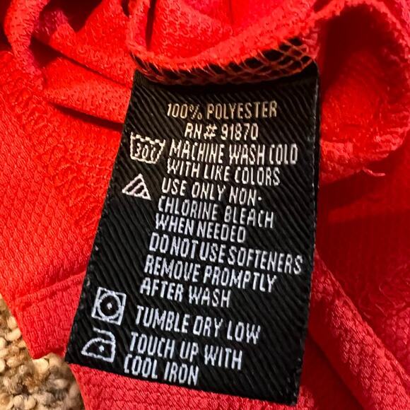 Bolle Golf Orange Men's Polo. Size Large - Picture 6 of 6